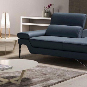 Egoitaliano mane Princess, elegantes Designsofa mit erstklassigem Sitzkomfort, inkl. verstellbarem Kopfteil und edle Designmetallfüße