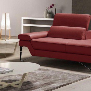 Egoitaliano mane Princess, elegantes Designsofa mit erstklassigem Sitzkomfort, inkl. verstellbarem Kopfteil und edle Designmetallfüße