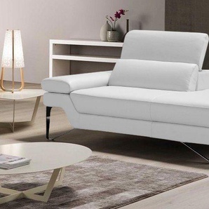 Egoitaliano mane Princess, elegantes Designsofa mit erstklassigem Sitzkomfort, inkl. verstellbarem Kopfteil und edle Designmetallfüße