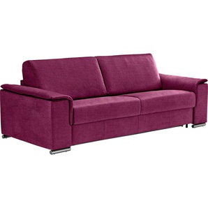 Egoitaliano Schlafsofa Cecilia, modern & elegant, erstklassiger Sitzkomfort, Dauerschläfer, inkl. Matratze und hochwertigem Metallbettrahmen, toller Schlafkomfort