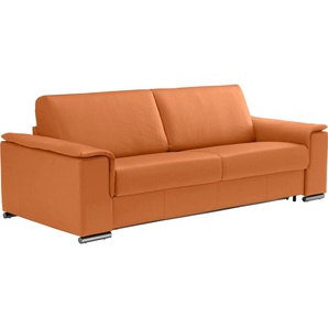 Egoitaliano Schlafsofa Cecilia, modern & elegant, erstklassiger Sitzkomfort, Dauerschläfer, inkl. Matratze und hochwertigem Metallbettrahmen, toller Schlafkomfort