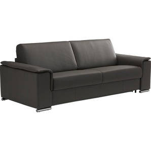 Egoitaliano Schlafsofa Cecilia, modern & elegant, erstklassiger Sitzkomfort, Dauerschläfer, inkl. Matratze und hochwertigem Metallbettrahmen, toller Schlafkomfort