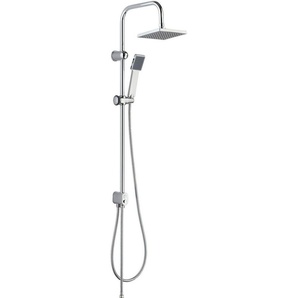 Eisl Brausegarnitur Easy Energy, Höhe 103 cm, bis zu 50% Wasserersparnis, Regendusche ohne Armatur, Duschsystem