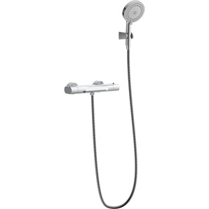 Eisl Duschsystem Parma, Höhe 3,4 cm, 1 Strahlart(en), Eco-Stopp-Funktion, Antikalk-Noppen, wassersparend