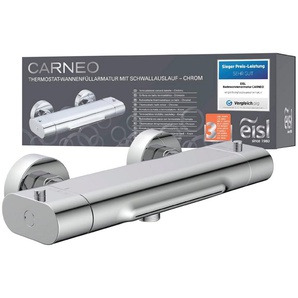 Eisl Wannenthermostat CARNEO Schwallauslauf, Eco-Stopp-Funktion, Sicherheitssperre