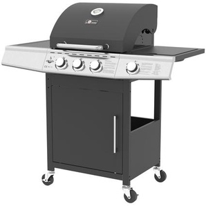 El Fuego Gasgrill Miami schwarz 110 x 112 x 57 cm