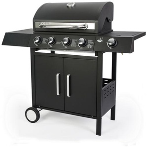 El Fuego Gasgrill San Angelo schwarz 110 x 120 x 48 cm