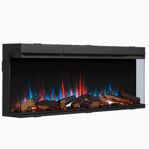 Xxxl Elektrokamin Balderia Athena 52, Schwarz, Metall, 133x50x21 cm, Fernbedienung, Flammeneffekt separat schaltbar, Überhitzungsschutz, Thermostat, Dimmer, WLAN-fähig, Freizeit, Heizen & Kühlen, Elektrokamine