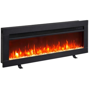 Xxxl Elektrokamin Balderia Agnes 36, Schwarz, Metall, 92x33x15 cm, Fernbedienung, Flammeneffekt separat schaltbar, Überhitzungsschutz, Thermostat, Freizeit, Heizen & Kühlen, Elektrokamine