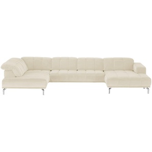 Lounge Collection Wohnlandschaft  Sarina ¦ creme ¦ Maße (cm): B: 383 H: 75 T: 212