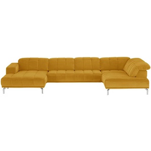 Lounge Collection Wohnlandschaft  Sarina ¦ gelb ¦ Maße (cm): B: 383 H: 75 T: 195