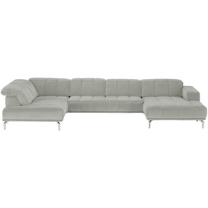 Lounge Collection Wohnlandschaft  Sarina ¦ grau ¦ Maße (cm): B: 383 H: 75 T: 212