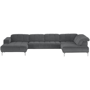 Lounge Collection Wohnlandschaft  Sarina ¦ grau ¦ Maße (cm): B: 383 H: 75 T: 212