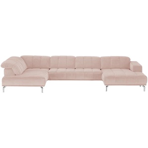 Lounge Collection Wohnlandschaft  Sarina ¦ rosa/pink ¦ Maße (cm): B: 383 H: 75 T: 212