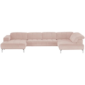 Lounge Collection Wohnlandschaft  Sarina ¦ rosa/pink ¦ Maße (cm): B: 383 H: 75 T: 212