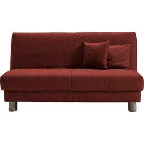 ell + ell Schlafsofa Enny, Liegefläche Breite 155 cm, Liegehöhe 45 cm, Füße alufarben