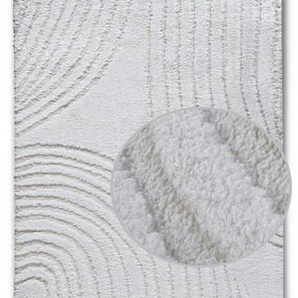 ELLE DECORATION Hochflor-Teppich Pigment, rechteckig, Höhe: 18 mm, Hochflor, Shaggy, flauschig, weich, Langflor, modern, Hoch Tief Effekt