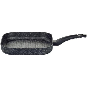 ELO Grillpfanne Granit Evolution, Dunkelgrau, Metall, 2,2 l, 28x4.5x28 cm, antihaftbeschichtet, Kochen, Pfannen, Grillpfannen