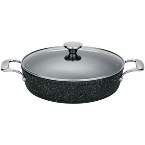 ELO Servierpfanne Granit Professional, Schwarz, Metall, rund, 38x12x39 cm, antihaftbeschichtet, Kochen, Pfannen, Servierpfannen