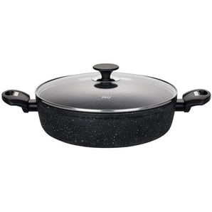 ELO Servierpfanne Granit Evolution, Schwarz, Metall, 3,5 L, rund, backofengeeignet, antihaftbeschichtet, Kochen, Pfannen, Servierpfannen