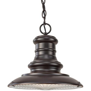 Elstead Lighting AUßENHÄNGELEUCHTE Elstead Redding, Bronze, Metall, Glas, 40.3 cm, Grüner Punkt, RoHS, Lampen & Leuchten, Aussenbeleuchtung, Aussendeckenleuchten