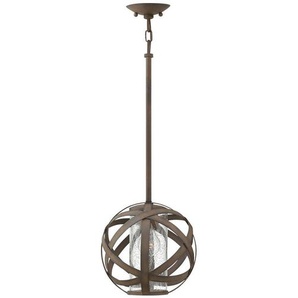 Elstead Lighting AUßENHÄNGELEUCHTE Elstead Carson, Dunkelgrau, Metall, Glas, 43.3 cm, Grüner Punkt, RoHS, Lampen & Leuchten, Aussenbeleuchtung, Aussendeckenleuchten