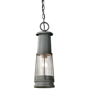 Elstead Lighting AUßENHÄNGELEUCHTE Elstead Chelsea, Dunkelgrau, Metall, Glas, 59 cm, RoHS, Grüner Punkt, Lampen & Leuchten, Aussenbeleuchtung, Aussendeckenleuchten