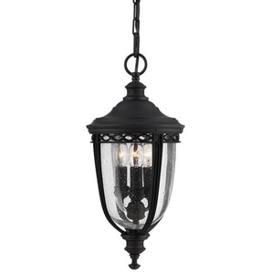 Elstead Lighting AUßENHÄNGELEUCHTE Elstead English Bridle, Schwarz, Metall, Glas, 58 cm, Grüner Punkt, RoHS, Lampen & Leuchten, Aussenbeleuchtung, Aussendeckenleuchten