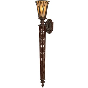 Elstead Lighting Wandleuchte Elstead Triomphe, Gold, Bronze, Metall, 22.2x14.6x104.8 cm, Grüner Punkt, RoHS, Lampen & Leuchten, Innenbeleuchtung, Spots & Strahler, Wandstrahler