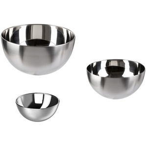 ERNESTO® Edelstahl-Schüssel-Set, 3-teilig