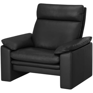 erpo just relax Ledersessel  JR963 Bari ¦ schwarz ¦ Maße (cm): B: 103 H: 99 T: 85