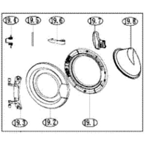 Ersatzteil - Cadre de hublot - - PROLINE, KING DHOME, OCEAN, KINGDHO - 340158