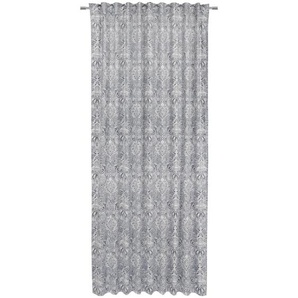 Esposa Fertigvorhang Andria, Grau, Textil, Ornament, 135x245 cm, für Stange und Schiene geeignet, Wohntextilien, Gardinen & Vorhänge, Fertiggardinen, Fertiggardinen