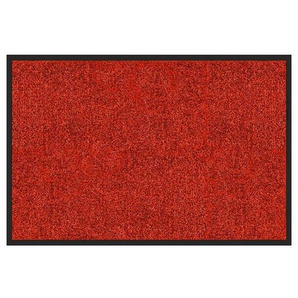 Esposa Schmutzfangmatte Rhine, Rot, Textil, Uni, rechteckig, 120x180 cm, Made in EU, Oeko-Tex® Standard 100, rutschfest, pflegeleicht, schmutzabweisend, für Fußbodenheizung geeignet, schützt den Fußboden, Teppiche & Böden, Fuß & Stufenmatten,