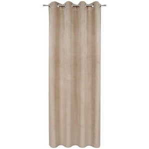 Esposa Wärmeschutzvorhang, Beige, Textil, 135x260 cm, Samtoptik, Wohntextilien, Gardinen & Vorhänge, Fertiggardinen, Fertigstores