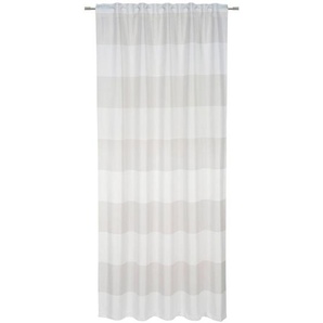 Esposa Wärmeschutzvorhang Milton Stripe, Beige, Textil, Streifen, 140x245 cm, Lärmschutz, für Stange und Schiene geeignet, mit Kombiband, Wohntextilien, Gardinen & Vorhänge, Fertiggardinen, Fertigstores