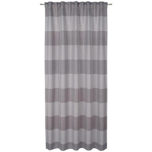 Esposa Wärmeschutzvorhang Milton Stripe, Taupe, Textil, Streifen, 140x245 cm, für Stange und Schiene geeignet, Lärmschutz, mit Kombiband, Wohntextilien, Gardinen & Vorhänge, Fertiggardinen, Fertigstores