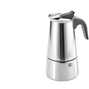 Gefu Espressokocher EMILIO - silber - Edelstahl - 7,9 cm - 15,3 cm | Möbel Kraft