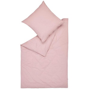 Esprit Bettwäsche E-Cuno, Rosa, Textil, Uni, 135x200 cm, Oeko-Tex® Standard 100, hautfreundlich, angenehm wärmend, bügelleicht, schadstoffgeprüft, weiche und anschmiegsame Oberfläche, Schlaftextilien, Bettwäsche, Bettwäsche, Flanell-Bettwäsche