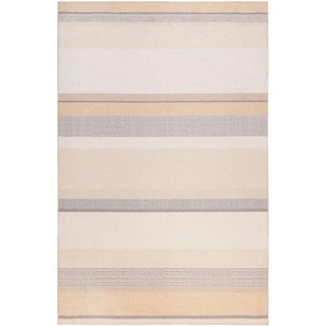 Esprit Flachwebeteppich Ben, Orange, Taupe, Sand, Textil, Streifen, rechteckig, 120x170 cm, Textiles Vertrauen - Oeko-Tex®, Hohenstein, AZO-frei, Oeko-Tex® Standard 100, für Fußbodenheizung geeignet, in verschiedenen Größen erhältlich, Fasern