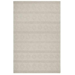 Esprit Handwebteppich - weiß - Wolle - 80 cm - 0,8 cm | Möbel Kraft