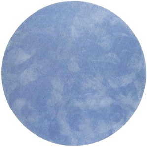 Esprit Hochflorteppich ¦ blau ¦ Synthetische Fasern ¦ Maße (cm): B: 120 H: 2,5