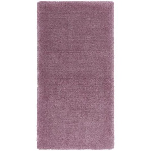 Esprit Hochflorteppich Relaxx, Brombeere, Textil, Uni, rechteckig, 70x140 cm, Hohenstein, Oeko-Tex® Standard 100, für Fußbodenheizung geeignet, in verschiedenen Größen erhältlich, Hausstauballergiker geeignet, Teppiche & Böden, Teppiche, Hochflorteppiche