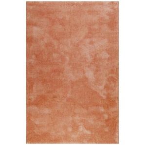 Esprit Hochflorteppich Relaxx, Cognac, Textil, Uni, rechteckig, 120x170 cm, Textiles Vertrauen - Oeko-Tex®, Hohenstein, Oeko-Tex® Standard 100, für Fußbodenheizung geeignet, in verschiedenen Größen erhältlich, lichtunempfindlich, pflegeleicht,