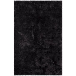 Esprit Hochflorteppich Relaxx, Schwarz, Textil, Uni, rechteckig, 200x290 cm, Textiles Vertrauen - Oeko-Tex®, Hohenstein, Oeko-Tex® Standard 100, für Fußbodenheizung geeignet, in verschiedenen Größen erhältlich, lichtunempfindlich, pflegeleicht,