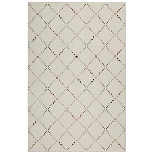 Esprit Webteppich Ina, Creme, Beige, Textil, geometrisch, quadratisch, 200x200 cm, Oeko-Tex® Standard 100, für Fußbodenheizung geeignet, in verschiedenen Größen erhältlich, pflegeleicht, leicht zusammenrollbar, Teppiche & Böden, Teppiche, Moderne Teppiche