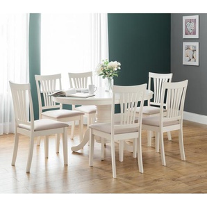 Esstischgruppe Holmes mit ausziehbarem Tisch und 6 Stühlen