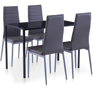 Esstischgruppe mit 4 Stühlen