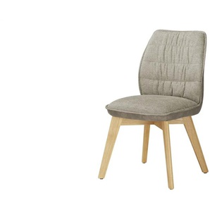 Esszimmerstuhl mit Wellenfederung - beige - Materialmix - 51 cm - 91 cm - 64 cm | Möbel Kraft