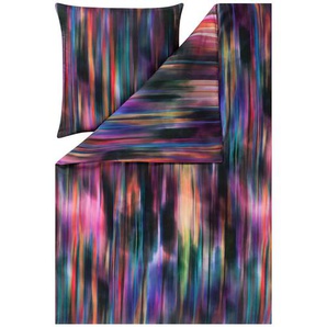 Estella Bettwäsche Impulse, Schwarz, Textil, Streifen, 155x200 cm, pflegeleicht, atmungsaktiv, hautfreundlich, weiche und anschmiegsame Oberfläche, Schlaftextilien, Bettwäsche, Bettwäsche